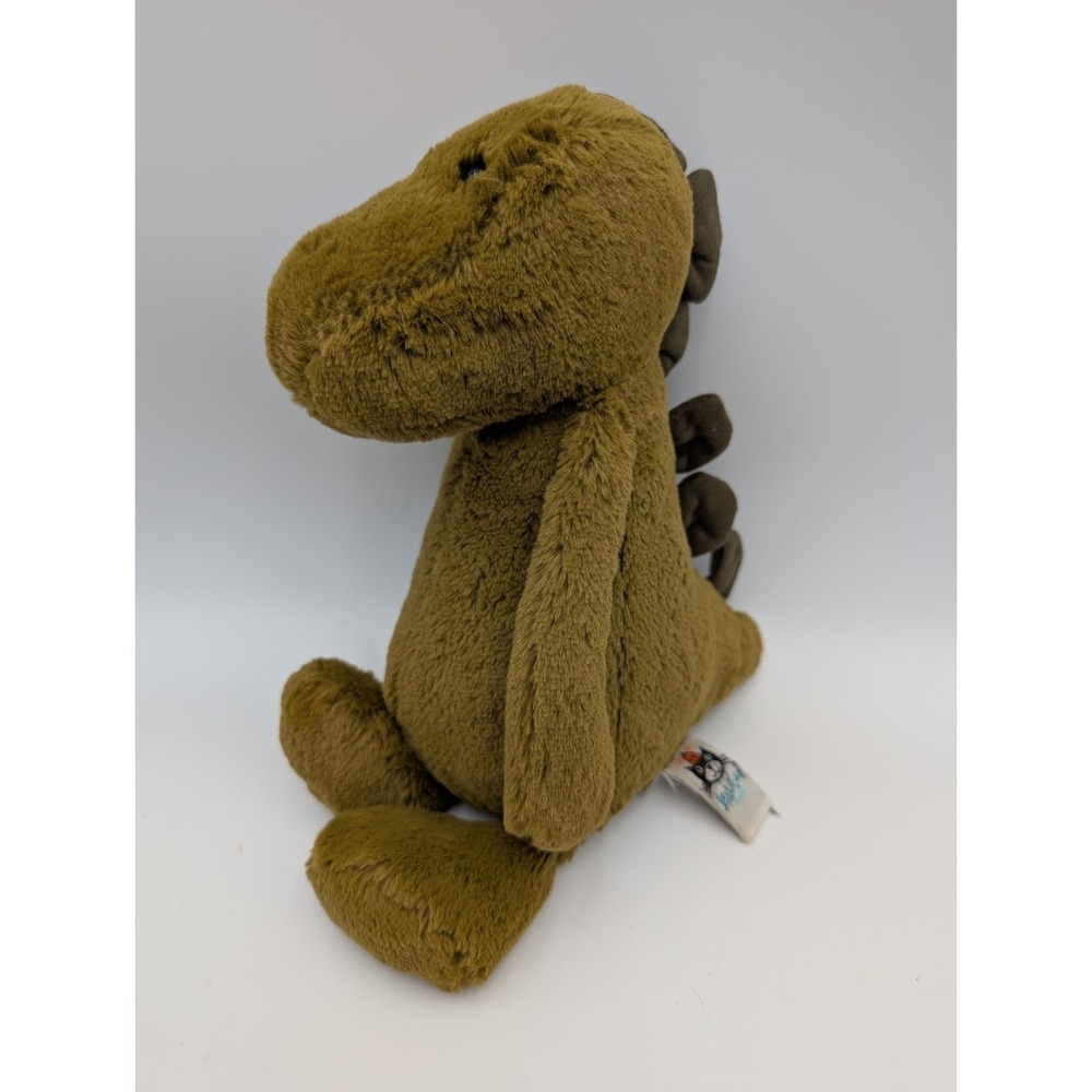 Jellycat Green Dinosaur Plush 12 Inch Stuffed Animal Toy - Picture 1 of 8